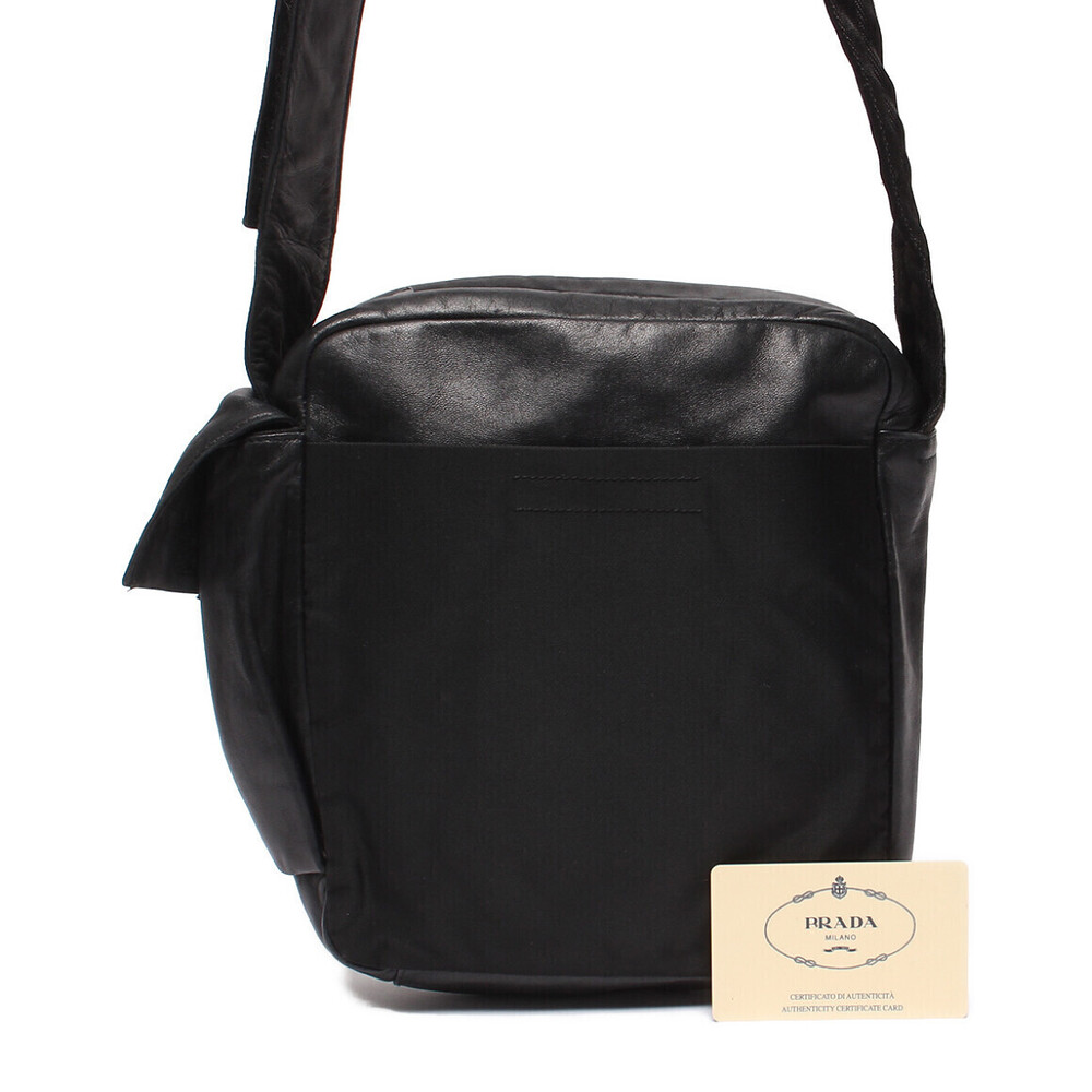 Prada Black Leather Shoulder Bag - Picture 2 of 6